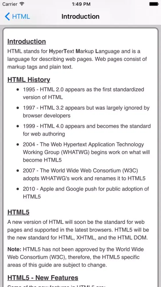 HTML Pro FREE Screenshots