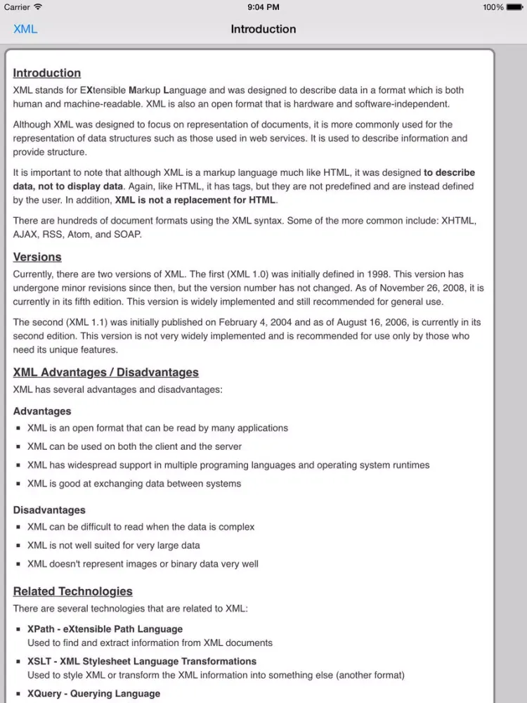 تصاویر XML Pro iPad 