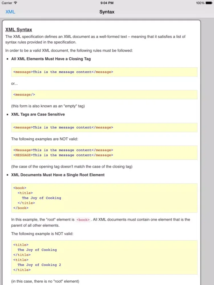 تصاویر XML Pro iPad 