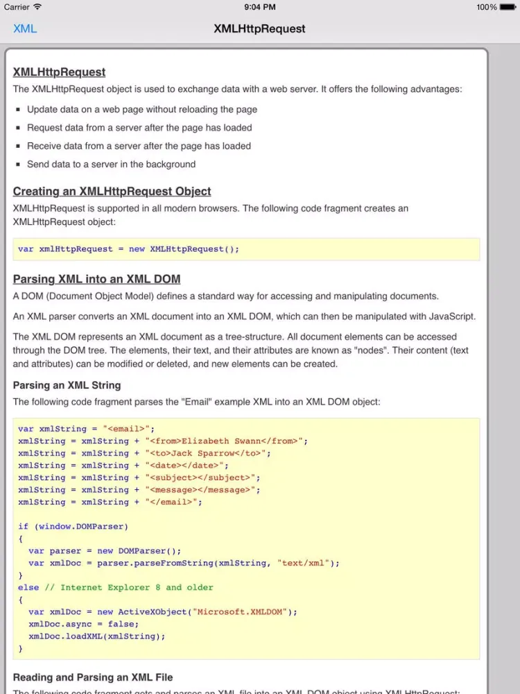 تصاویر XML Pro iPad 