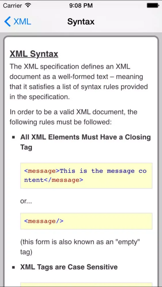 XML Pro FREE 스크린샷