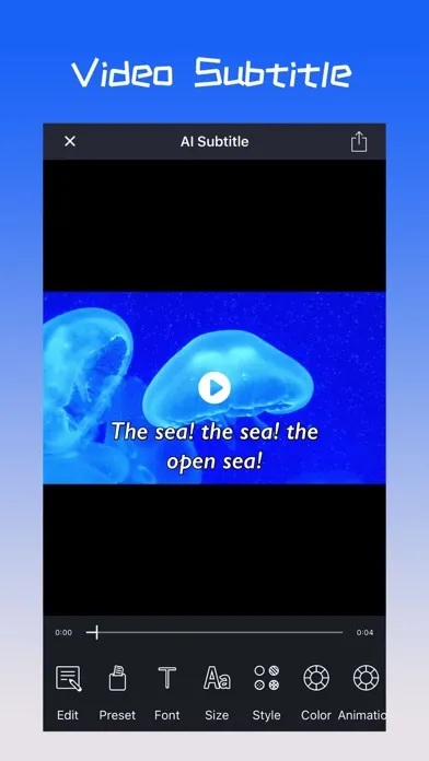 Capturas de pantalla de AI Subtitle - Video subtitles