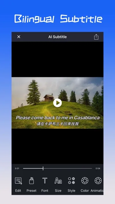 Capturas de pantalla de AI Subtitle - Video subtitles