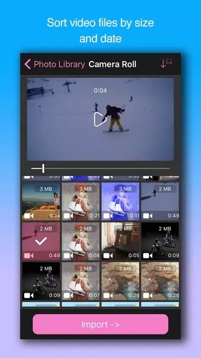 Tangkapan skrin Video Compressor:Shrink videos