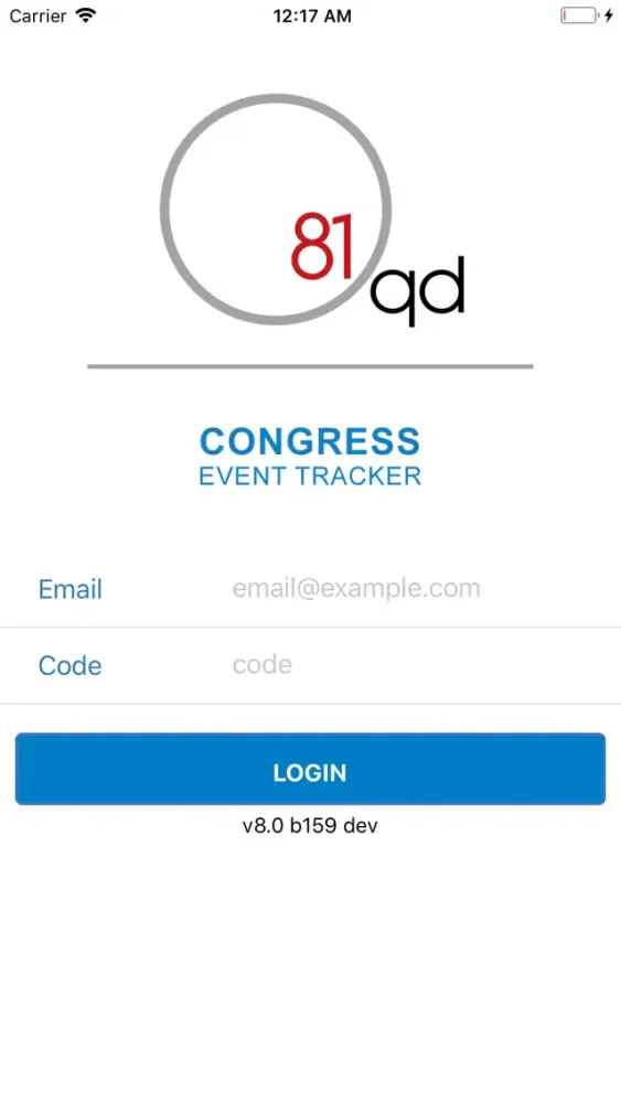 Screenshot di Congress Event Tracker
