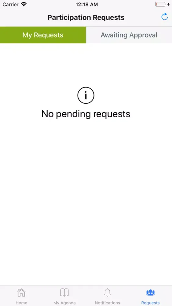 Screenshot di Congress Event Tracker