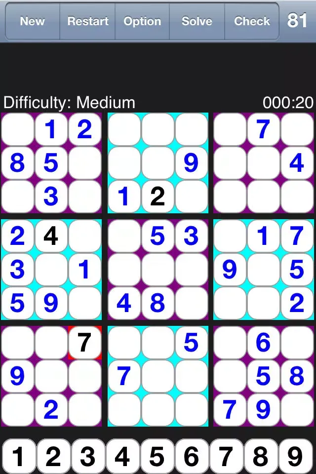 صور Sudoku 81 Squares FREE 數獨 스도쿠 81乗 Судоку 10000 sudoku puzzles
