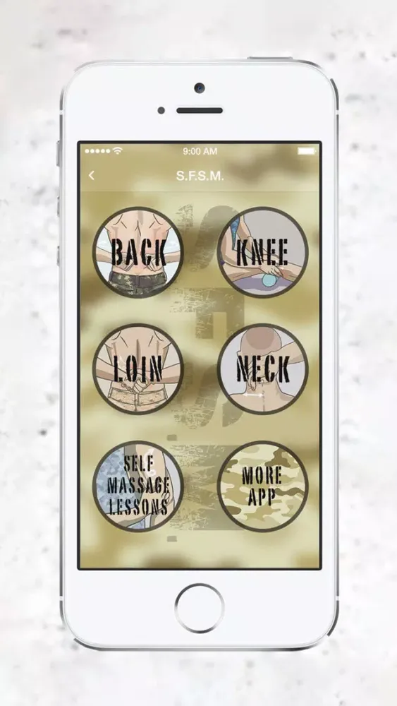 Capturas de pantalla de US Marine self-massage