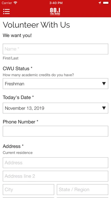 CWU 88.1 The Burg Screenshots