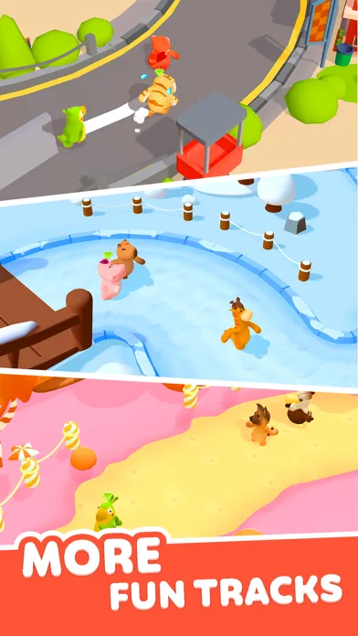 Captures d'écran de Animal GO: Racing