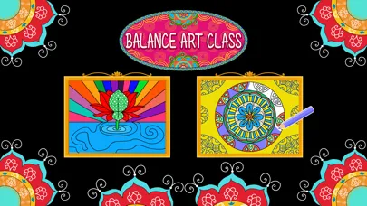 Zrzuty ekranu Balance Art Class: Stress Relieving Coloring Book for Adults FREE