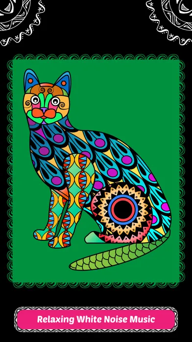 Creative Cats Art Class-Stress Relieving Coloring Books for Adults FREE应用截图