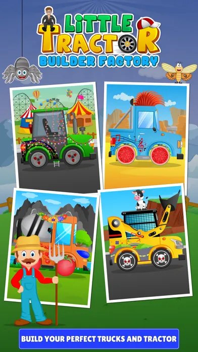 Little Tractor Builder Factory- Tractors Maker for kids Screenshots