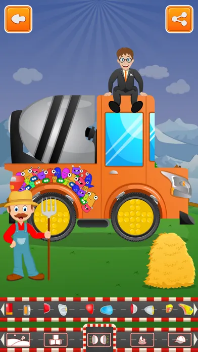 Little Tractor Builder Factory- Tractors Maker for kids Screenshots