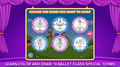 Princess Fairy Ballerina Color Salon: Fun Ballet Dancers Princesses Fairies Coloring Book for Kids and Girls Screenshots