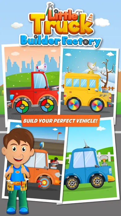 ภาพหน้าจอของ Little Truck Builder Factory- Vehicles and Trucks