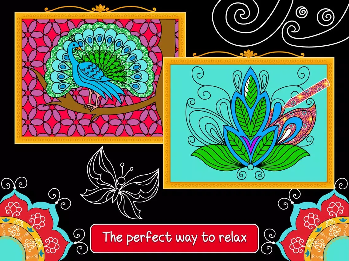 Balance art class: coloring book for teens and kids PRO iPad 应用截图