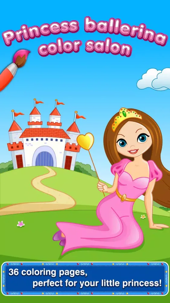 My Little Princess Ballerina Color Salon: Ballet Dancers Princesses Fairy Coloring Book for Kids and Girls स्क्रीनशॉट