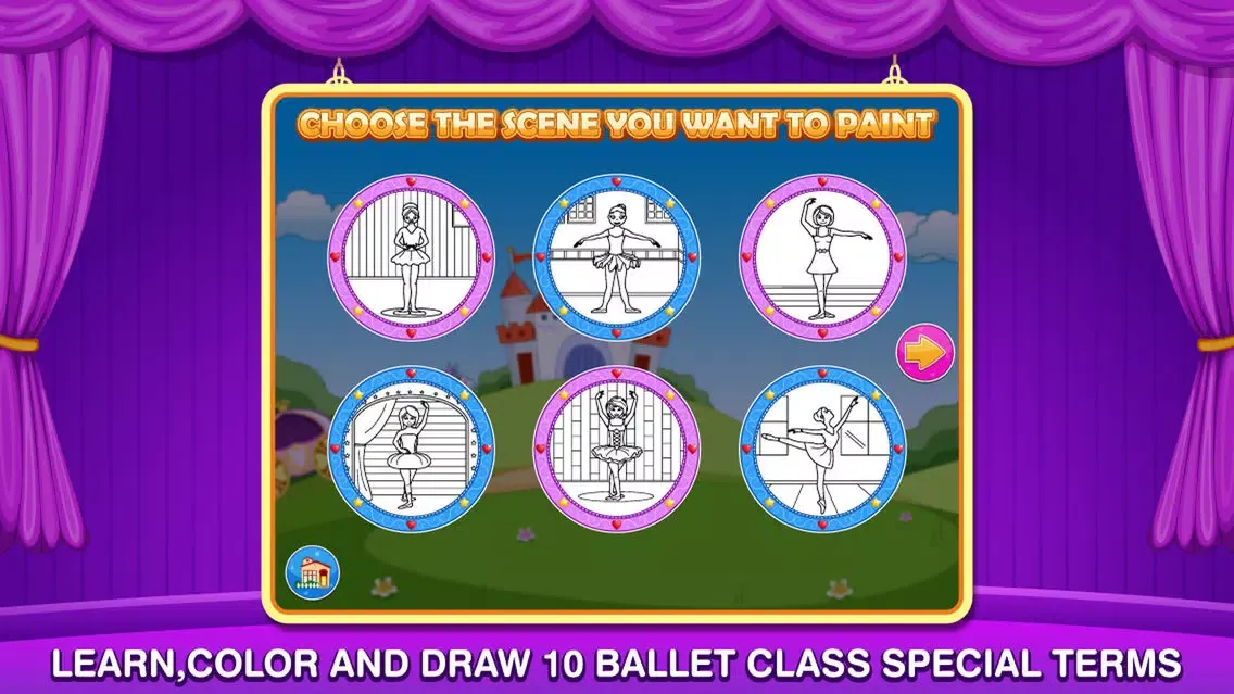 My Little Princess Ballerina Color Salon: Ballet Dancers Princesses Fairy Coloring Book for Kids and Girls स्क्रीनशॉट