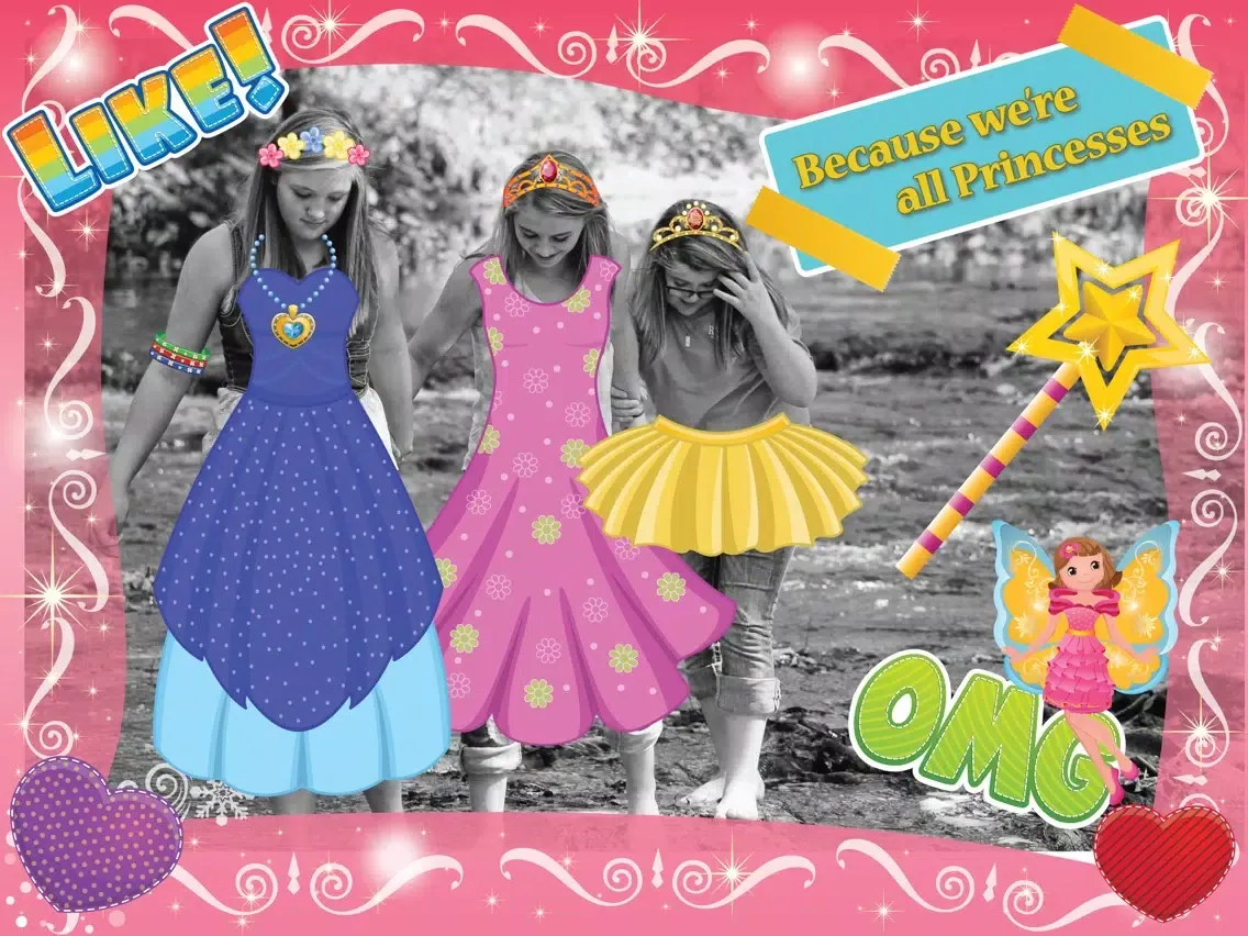 Capturas de pantalla de My Little Princess Photo Booth- Fairy tale dress up editor for girls iPad 