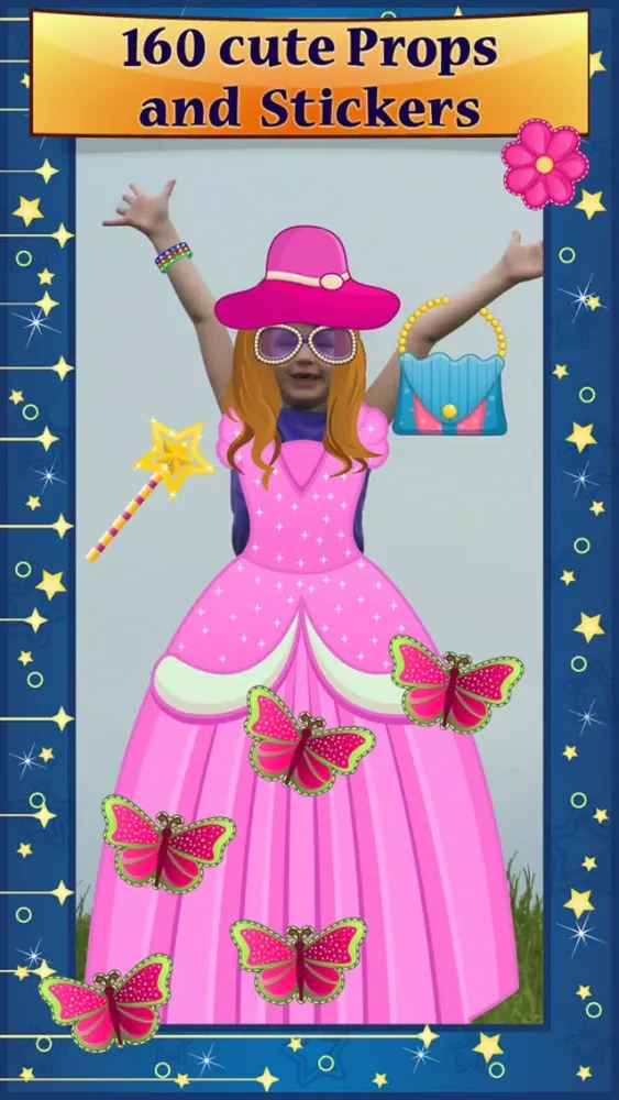 Capturas de pantalla de My Little Princess Photo Booth- Fairy tale dress up editor for girls