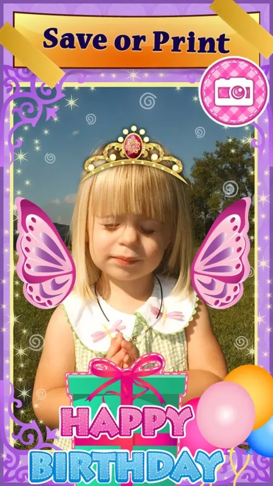 Capturas de pantalla de My Little Princess Photo Booth- Fairy tale dress up editor for girls