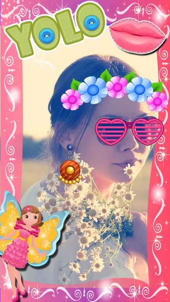 Capturas de pantalla de My Little Princess Photo Booth- Fairy tale dress up editor for girls