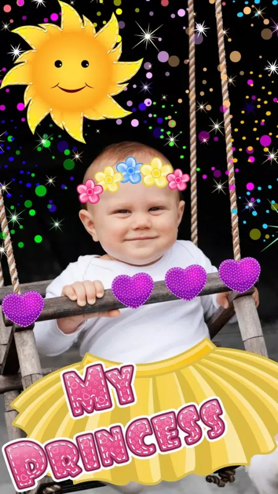 Capturas de pantalla de My Little Princess Photo Booth- Fairy tale dress up editor for girls