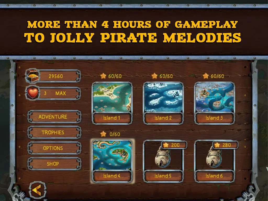Capturas de pantalla de Fill and Cross. Pirate Riddles Free iPad 