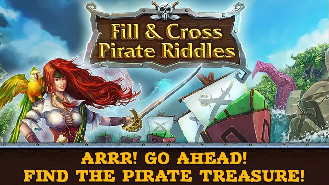 Capturas de pantalla de Fill and Cross. Pirate Riddles Free