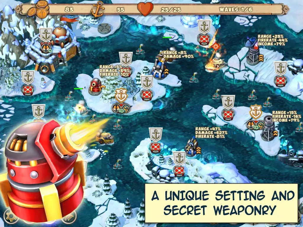 Iron Sea Defenders TD iPad 應用截圖