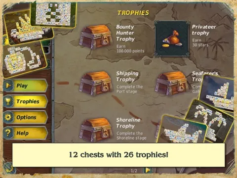 Mahjong Gold 2 Pirates Island Solitaire Free iPad  স্ক্রিনশট