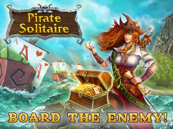 تصاویر Pirate Solitaire. Sea Wolves Free iPad 