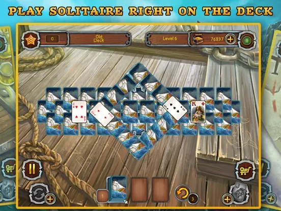 تصاویر Pirate Solitaire. Sea Wolves Free iPad 