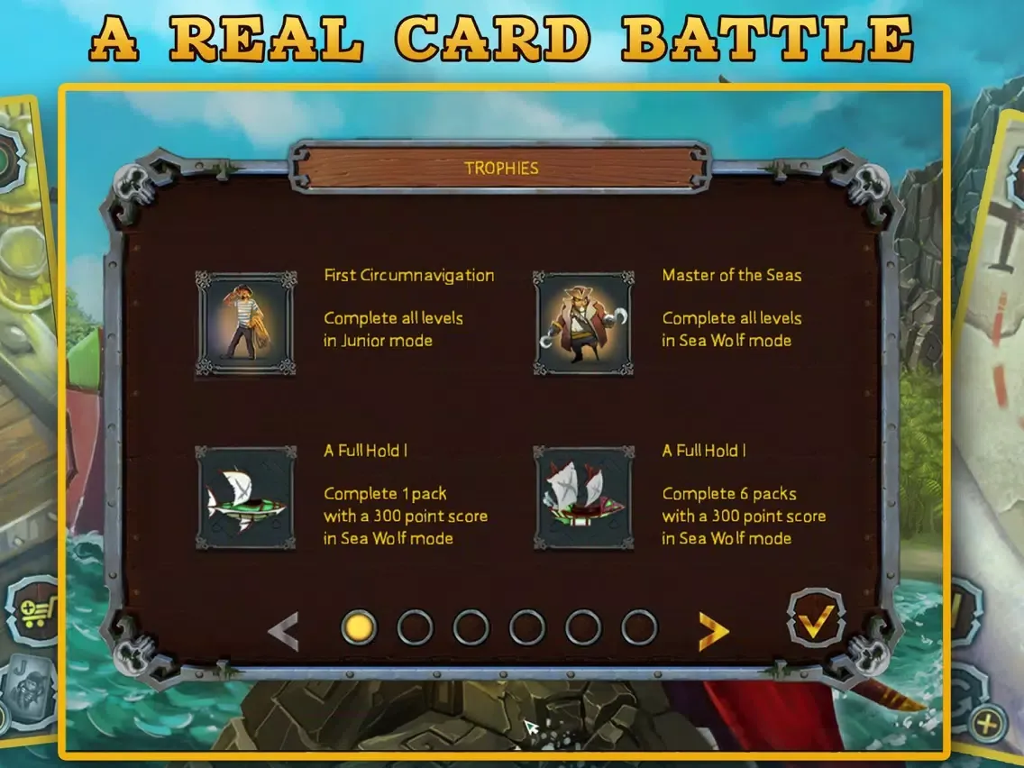 Zrzuty ekranu Pirate Solitaire. Sea Wolves iPad 