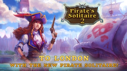 Tangkapan skrin Pirate's Solitaire 2. Sea Wolves Free