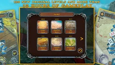 Capturas de pantalla de Pirate's Solitaire 2. Sea Wolves Free