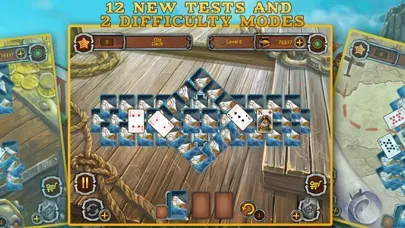Capturas de pantalla de Pirate's Solitaire 2. Sea Wolves Free