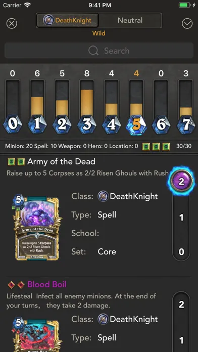 تصاویر Deck-builder for Hearthstone