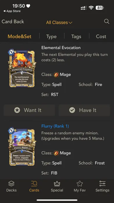 تصاویر Deck-builder for Hearthstone