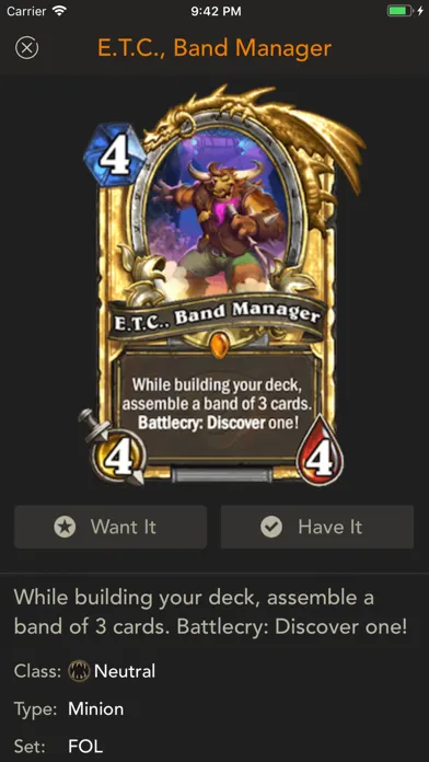 تصاویر Deck-builder for Hearthstone