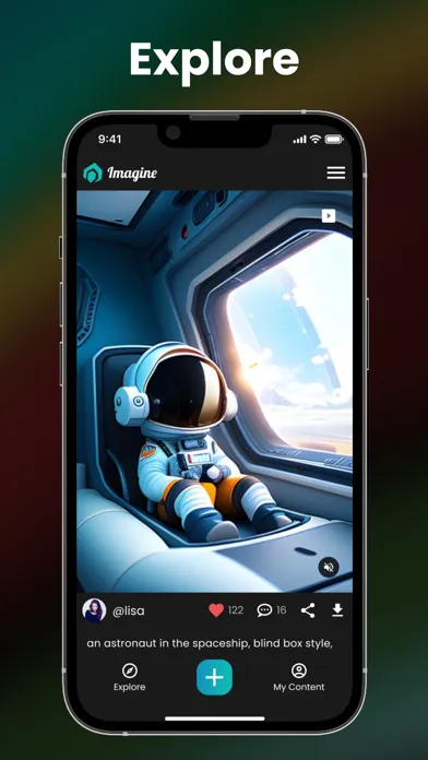Zrzuty ekranu Imagineapp: AI video & SD XL
