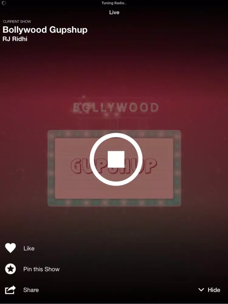 Capturas de pantalla de 8K Radio iPad 
