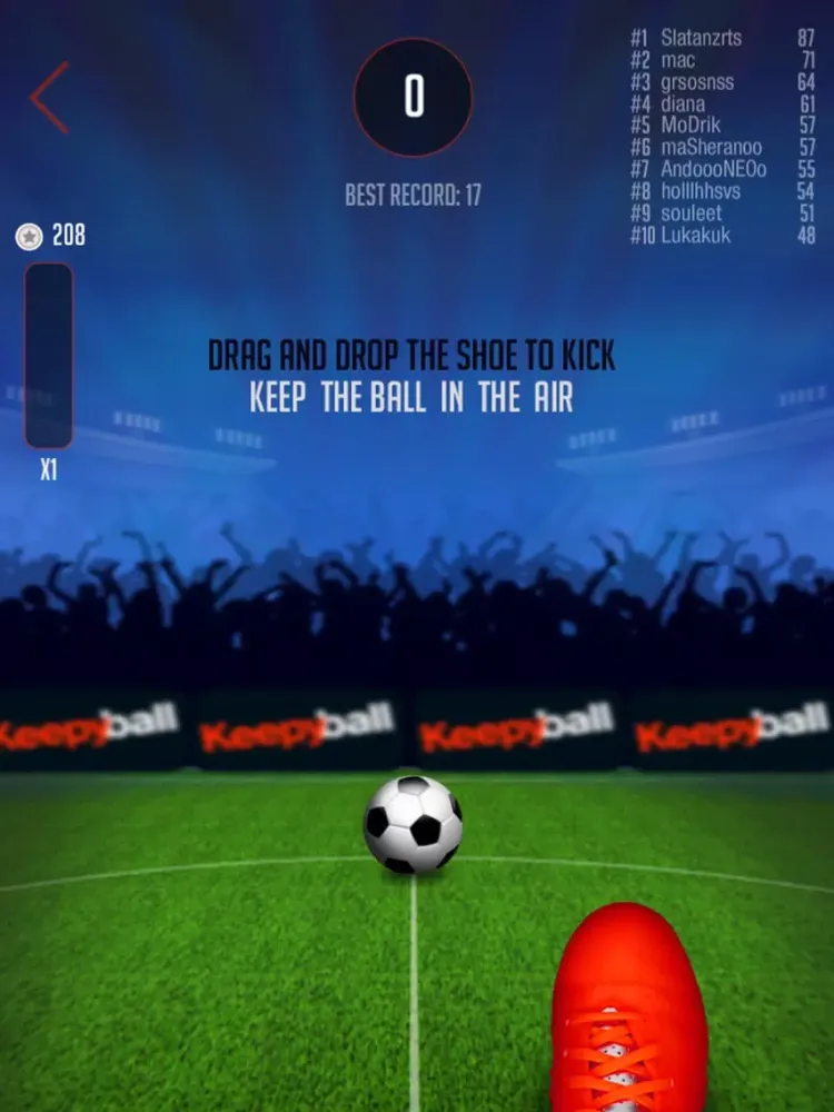 Keepyball.io iPad 应用截图