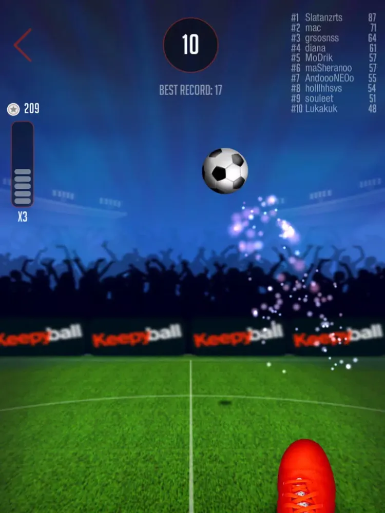 Keepyball.io iPad 应用截图