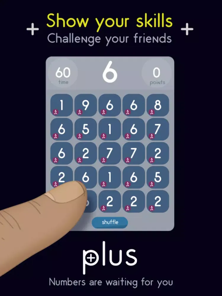 Capturas de pantalla de Plus: a math game iPad 