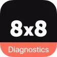 8x8 Diagnostic Tool