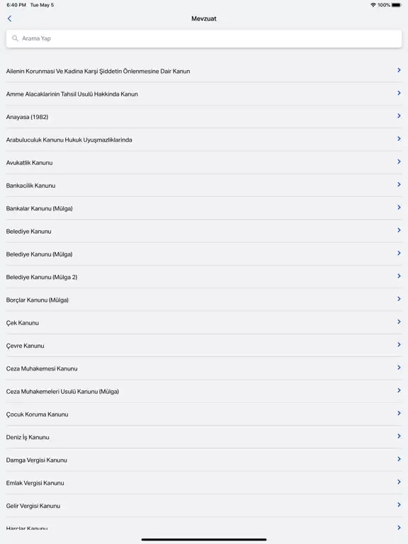 Tekirdag Barosu iPad  Screenshots