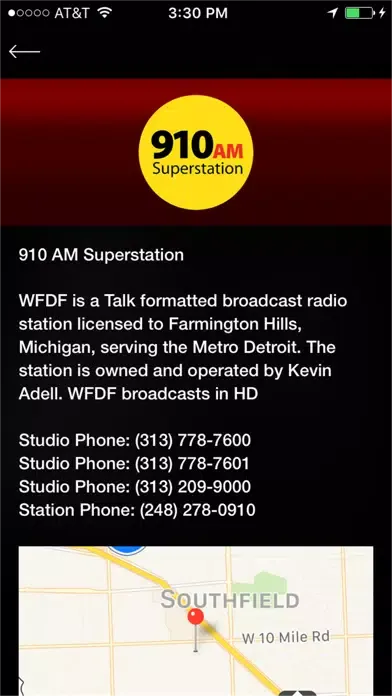 910 AM Superstation App سکرین شاٹس