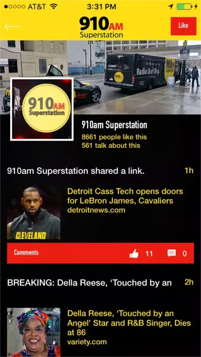 910 AM Superstation App سکرین شاٹس